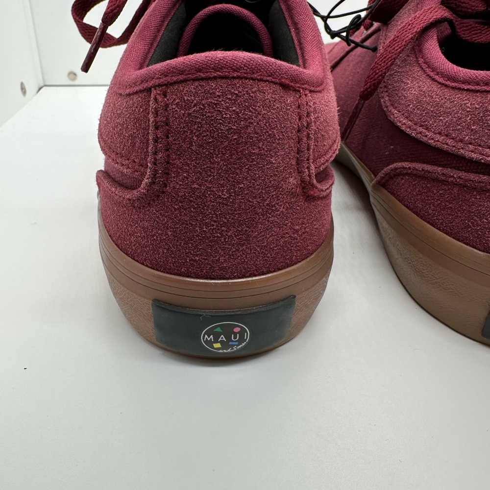 Maui and Sons Men’s Burgundy Sneakers Size 8 - Picture 7 of 14